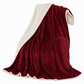⏳Limited-time 50% off⏰Double Layer Thickened Flannel and Sherpa Fleece Throw Blanket♨️🛋️