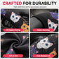 Universal 38cm Ringless Silk Steering Wheel Cover Printed Breathable Car Wheel Protector for All Seasons
