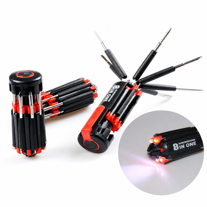 🎁2027 New Arrivals 56% OFF💥 Folding Multi-Bit Screwdriver with LED