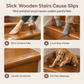 Cobblestone Pattern Diatomite Stair Tread Mat Water Absorbent Non Slip Trimmable Step Rug Easy to Clean