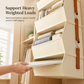 🧥 Heavy-Duty Hanging Wardrobe Organizer: Adjustable Dividers, Anti-Sag, Space-Saving