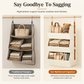 🧥 Heavy-Duty Hanging Wardrobe Organizer: Adjustable Dividers, Anti-Sag, Space-Saving
