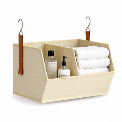 🧥 Heavy-Duty Hanging Wardrobe Organizer: Adjustable Dividers, Anti-Sag, Space-Saving