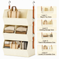 🧥 Heavy-Duty Hanging Wardrobe Organizer: Adjustable Dividers, Anti-Sag, Space-Saving