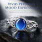 💍Fashionable Sweet Style Temperature Color Changing Stone Mood Ring✨