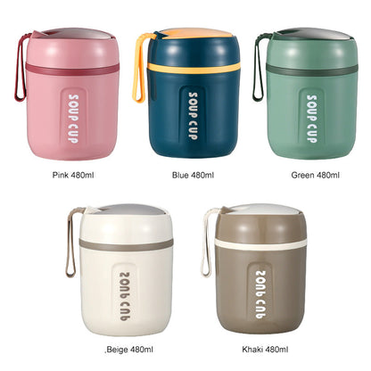 📢📢50% OFF!!⏰ Stainless Steel Insulated Lunch Jar – Keep Meals Warm & Fresh ✨
