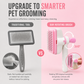 🔥50% OFF!!🐾 Stainless Steel Pin Pet Grooming Brush – Detangling & Deshedding Comb for Cats & Dogs ✨