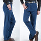 Jeans de cintura alta rectos para hombre