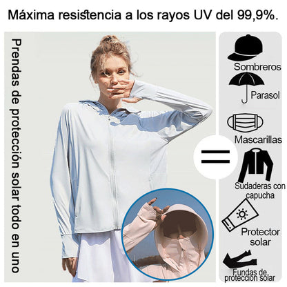 Ropa ligera de protección solar para hombres y mujeres