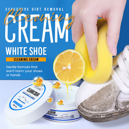 Crema limpiadora de zapatos blancos (compre más y ahorre más)