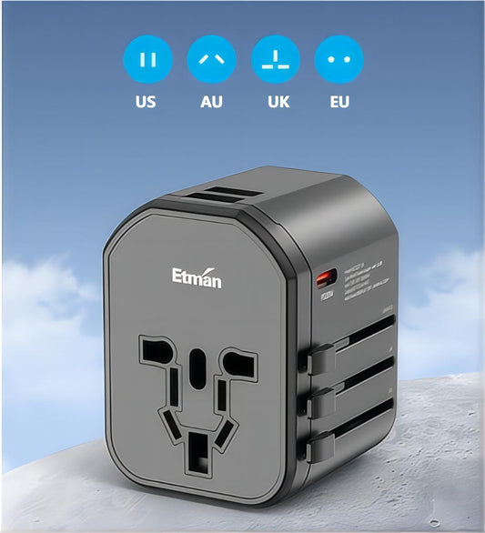 🔥Envío gratis🔥 Adaptador de viaje universal todo en uno a nivel mundial